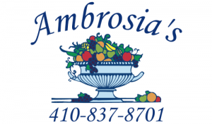 The logo for ambrosia's.